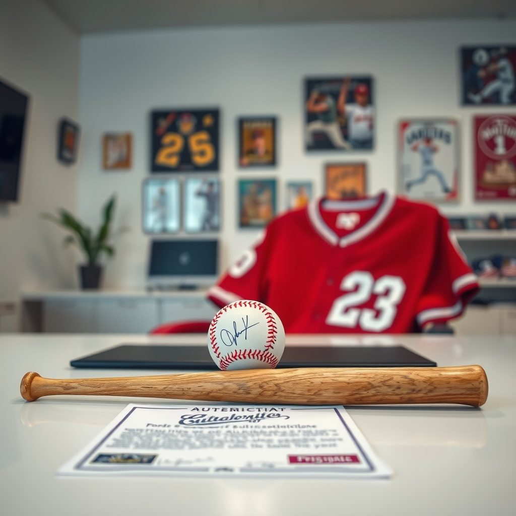 野球記念品認証のイメージ